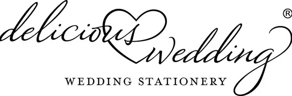 Logo deliciouswedding wedding stationery
